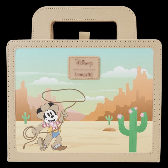 Cowboy Mickey and Minnie Lunchbox Journal Loungefly - Picture 3 of 6